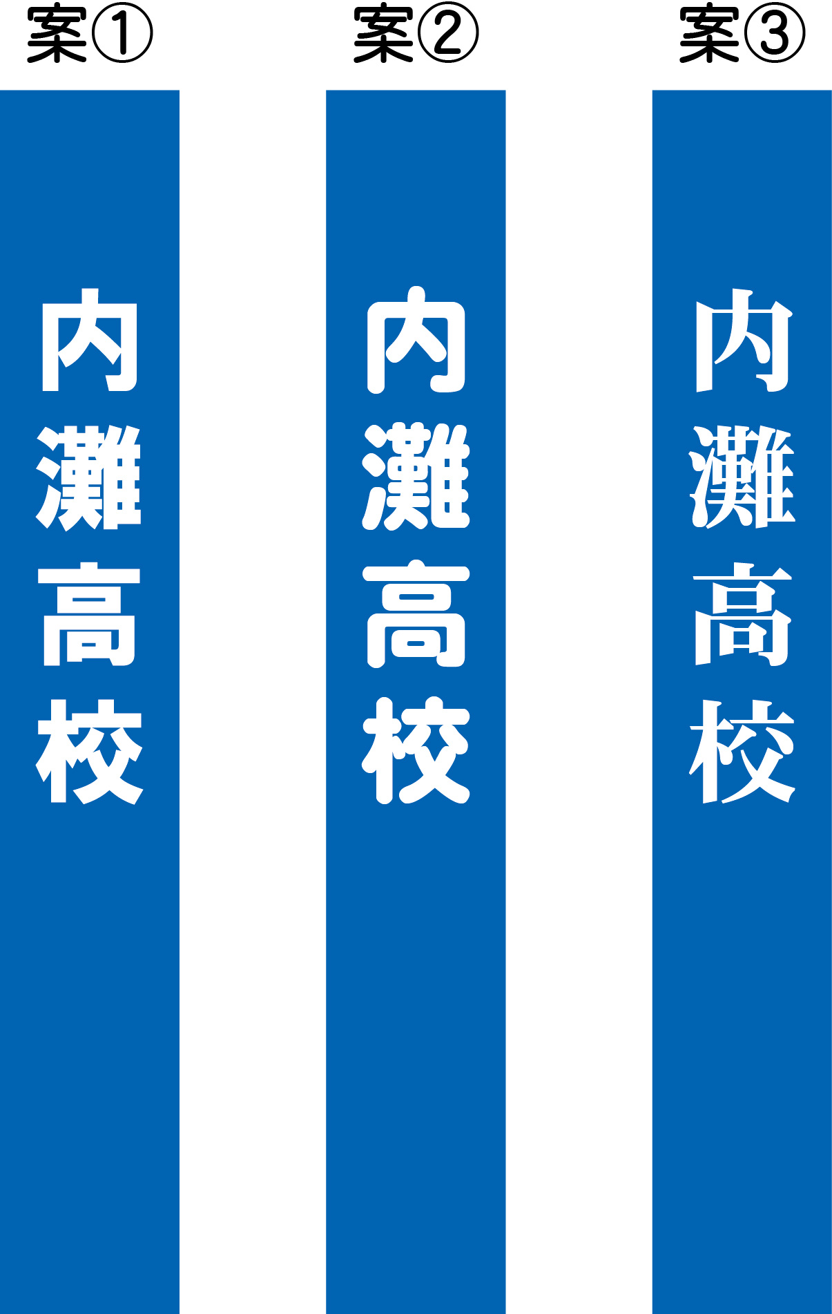 内灘高校 たすき 原稿案