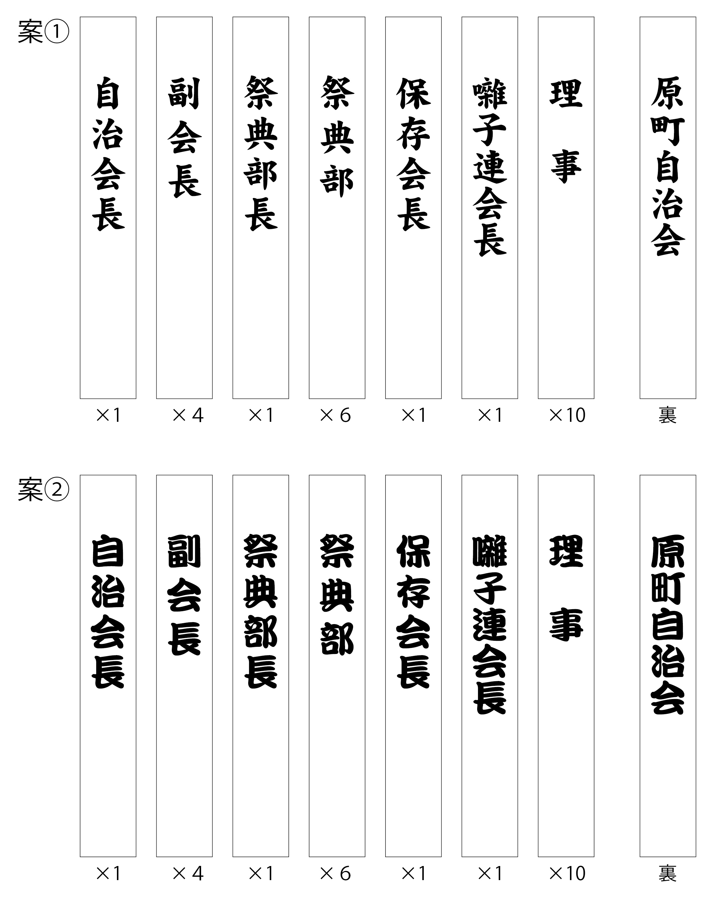 原町自治会 たすき 原稿案